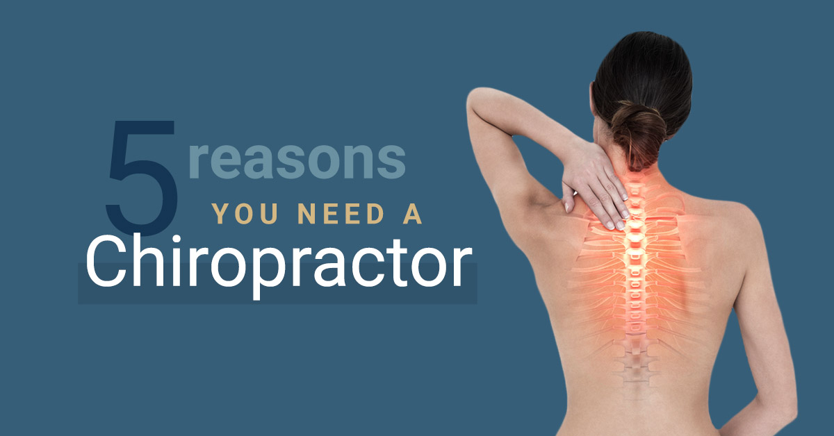 5 Reasons You Need a Chiropractor | Nimbus Clinics